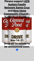 AFN and New Hope Church Canned Food Drive
